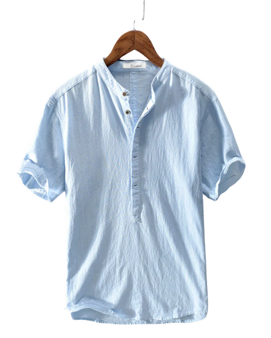 Camisa de lino de Singapur