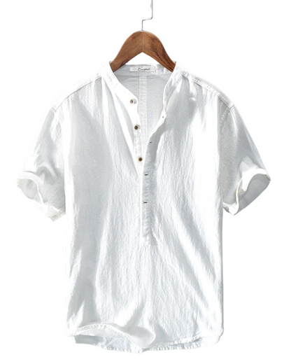 Camisa de lino de Singapur