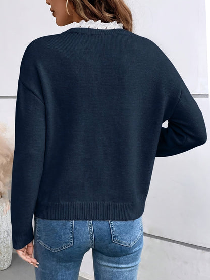 Paula™| Jersey cuello bordeado