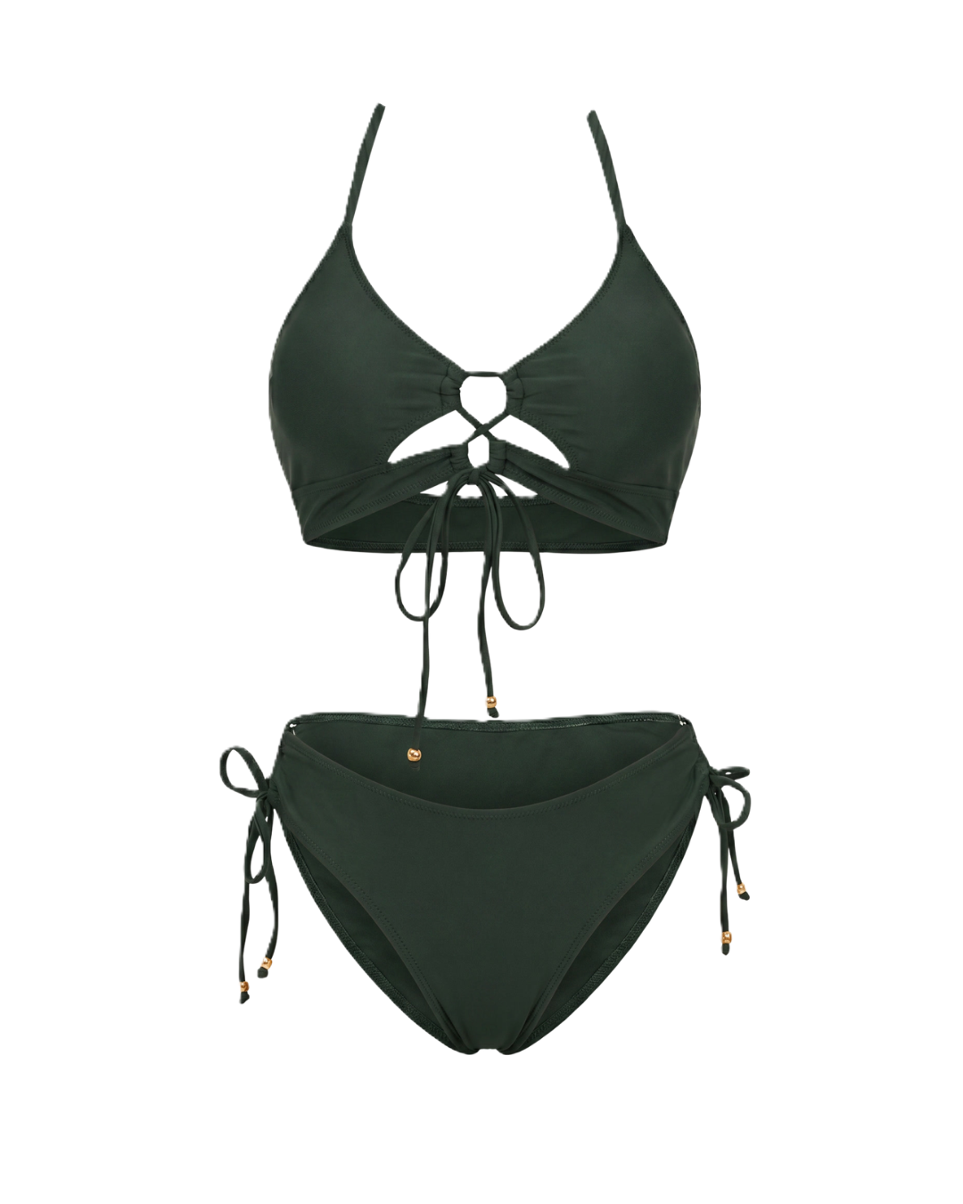 Bikini de dos piezas control abdomen