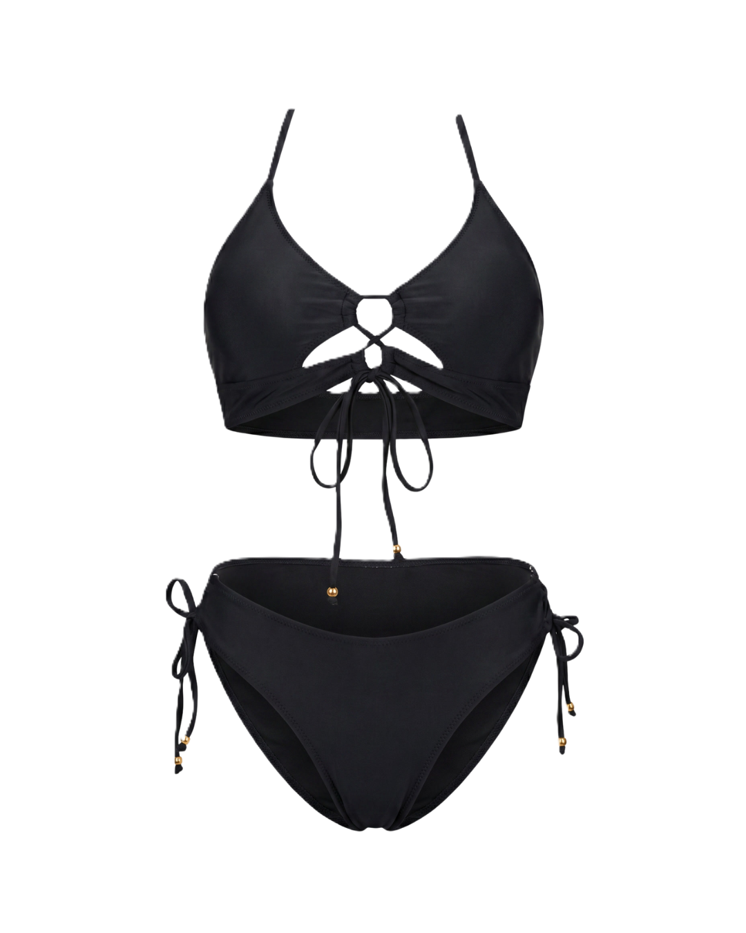 Bikini de dos piezas control abdomen