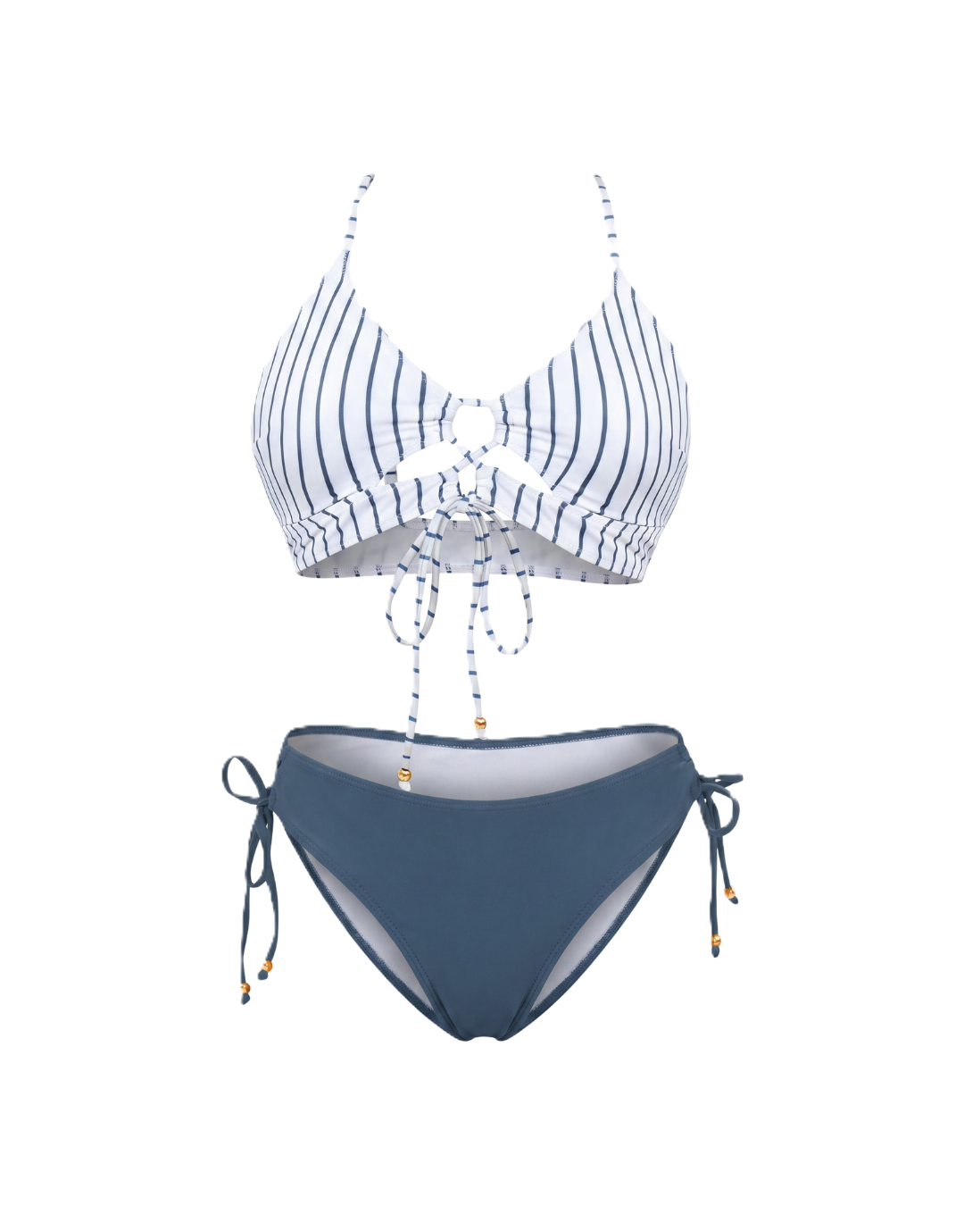 Bikini de dos piezas control abdomen