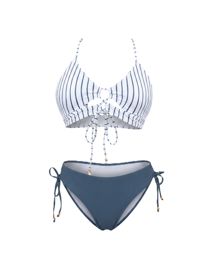 Bikini de dos piezas control abdomen