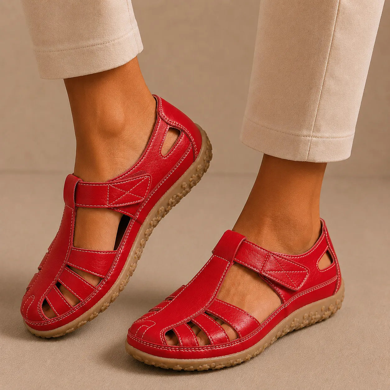Gala | Sandalia de Cuero cómoda Ultraligera