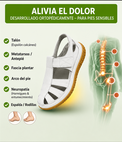 Gala | Sandalia de Cuero cómoda Ultraligera
