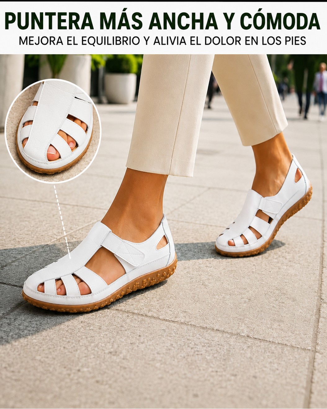 Gala | Sandalia de Cuero cómoda Ultraligera