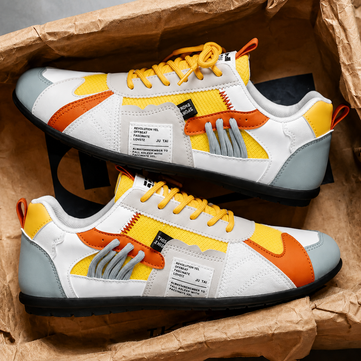 Gael | Zapatillas retro coloridas