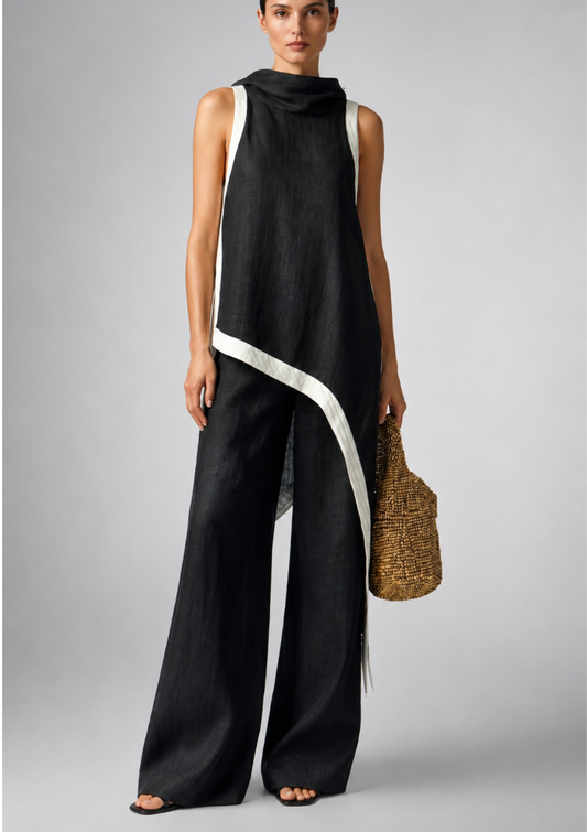Catalina | Conjunto completo de lino elegante