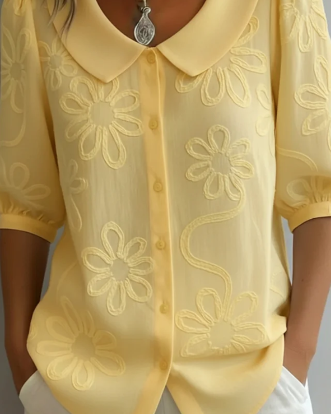 Kiara | Blusa estampado floral rosa
