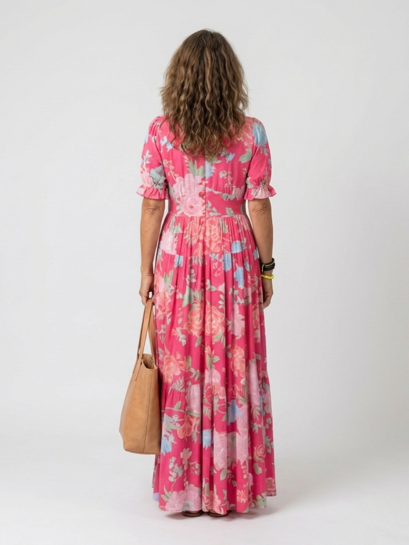 Serena™ | Vestido floral con escote en V
