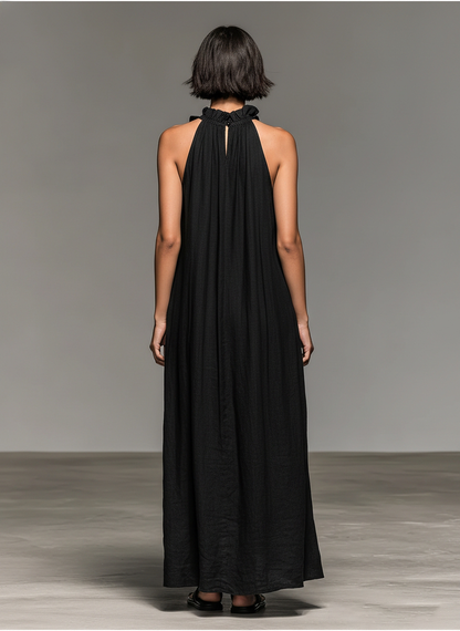 Noa | Vestido largo Con volantes Elegantes