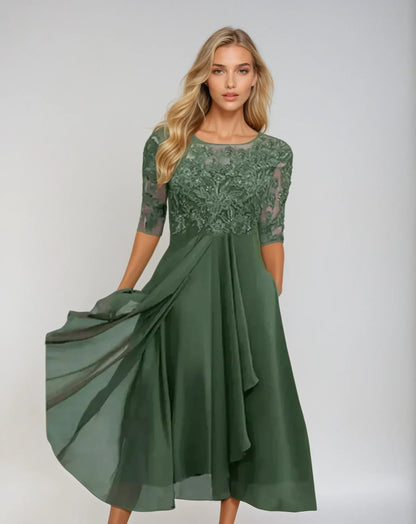 Margarita | Exquisito vestido de encaje para looks elegantes