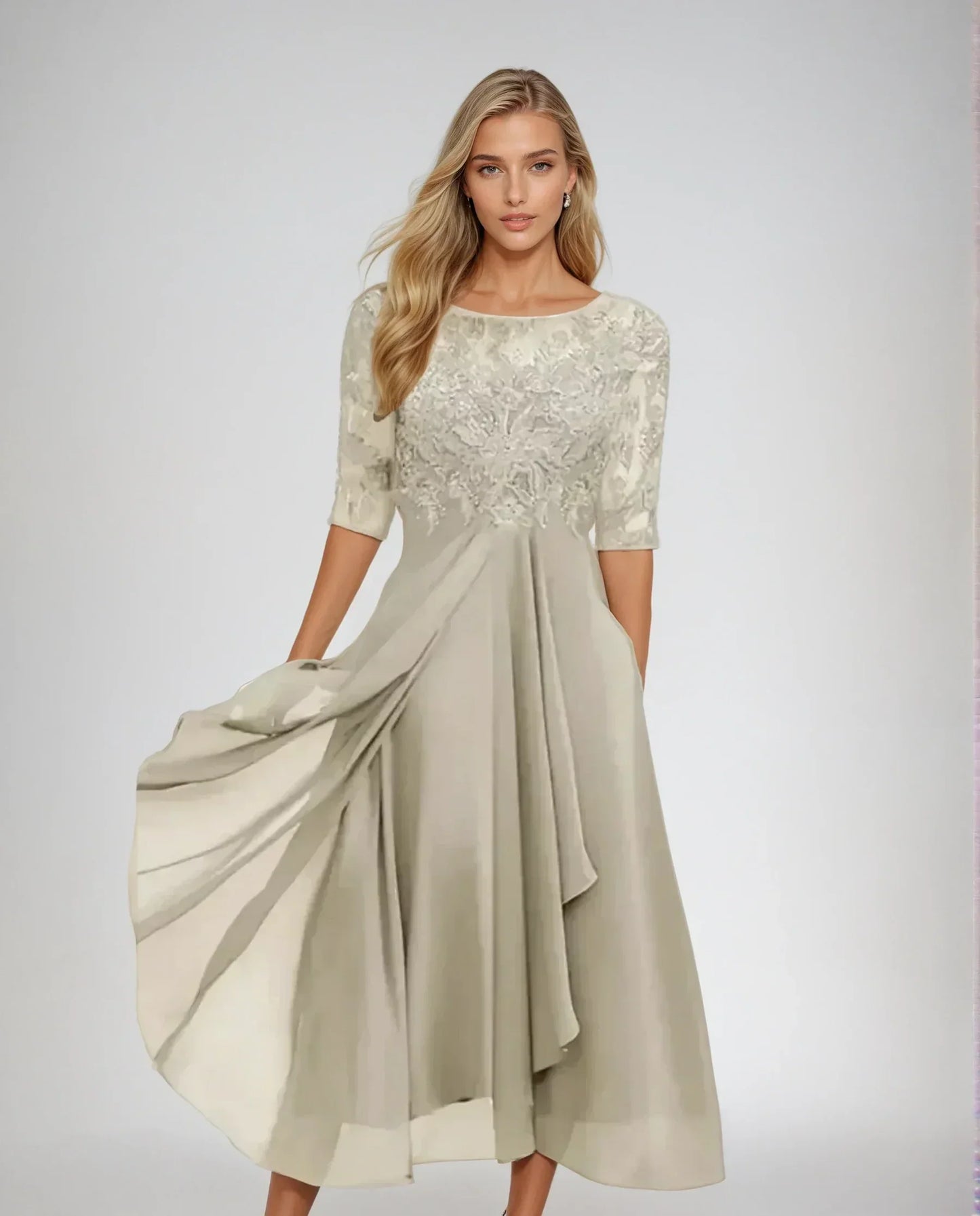 Margarita | Exquisito vestido de encaje para looks elegantes