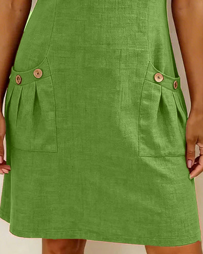 Sofía | Vestido de Algodón con Cremallera